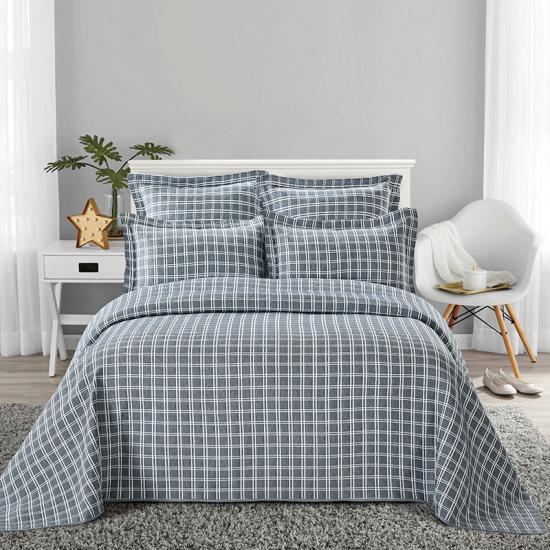 cxmicrotex Kotak Jahitan Selimut Set Tempat Tidur Jacquard Tradisional
