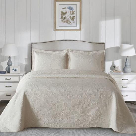 cxmicrotex Jacquard Bordir Quilt Set Koleksi Tempat Tidur Mewah