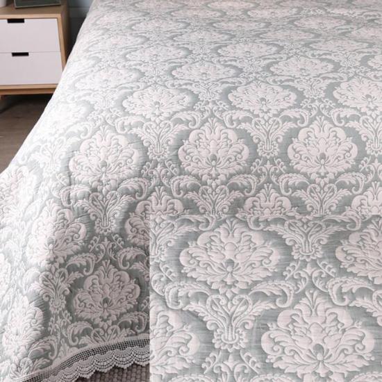cxmicrotex Medallion Jacquard Quilt Seprai Hiasan Renda