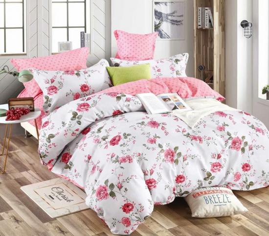 Seprei Nyaman Set Sarung Duvet Motif Rose Floral