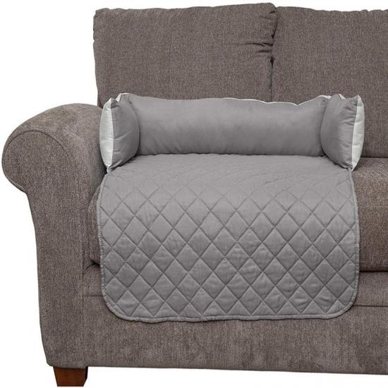 Tempat Tidur Sofa Hewan Peliharaan Pinsonic Reversibel Solid